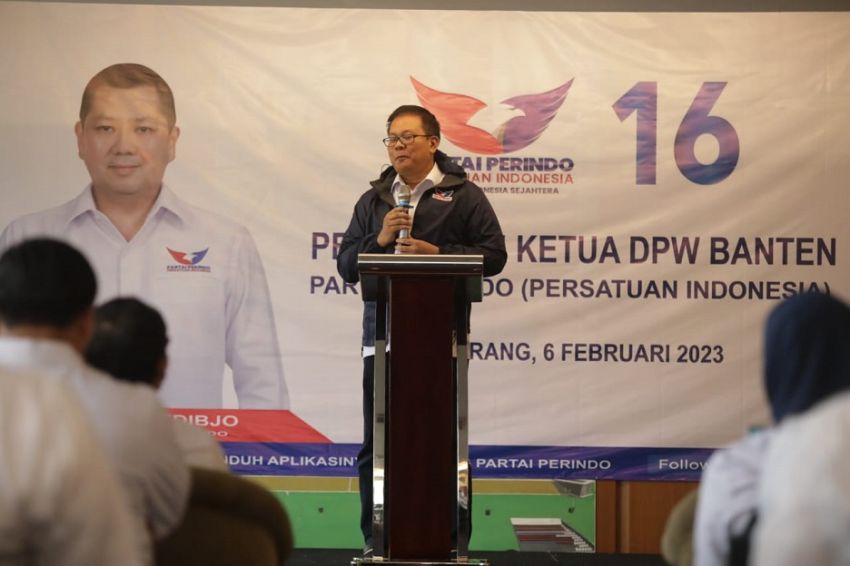 Jadi Ketua DPW Perindo Banten, Mayjen TNI Purn Joko Warsito Siap Jalankan Visi Misi Partai