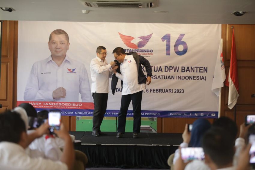Mayjen TNI (Purn) Joko Warsito Pimpin DPW Partai Perindo Banten, Ini Harapan HT