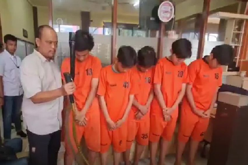 Bacok 2 Pemuda, 7 Anggota Geng Motor Kepa Duri 30 JKT Ditangkap