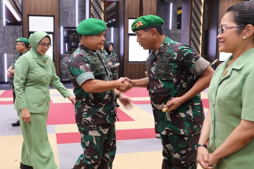 55 Pati TNI AD Naik Pangkat, Lulusan Akmil 1988 Ini Jadi Bintang 3