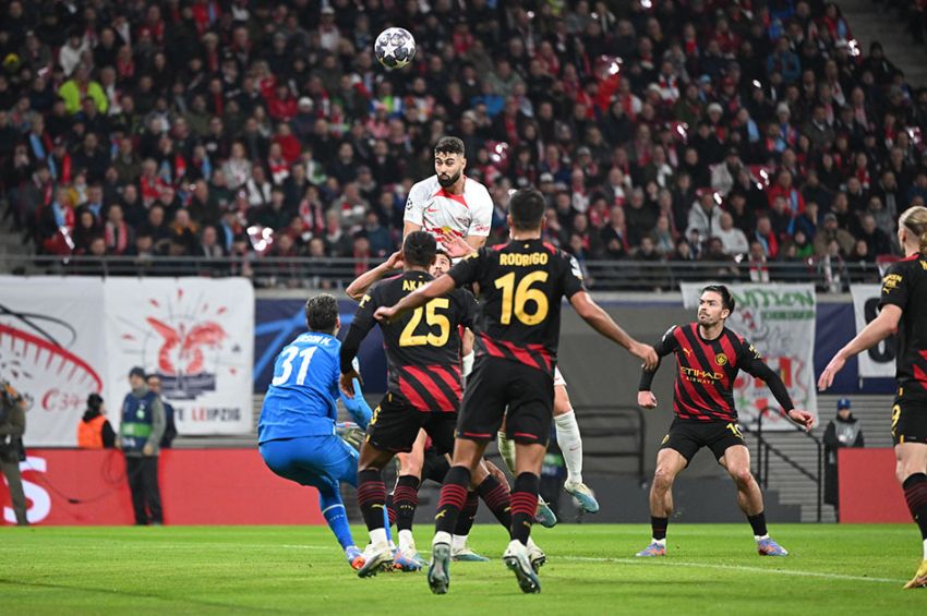 Hasil Leipzig vs Manchester City: Tendangan Kidal Mahrez Dibalas Sundulan Gvardiol, Skor Imbang 1-1