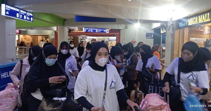 Dapat Kontrak Kerja di Malaysia, 30 TKI Diberangkatkan dari Batam