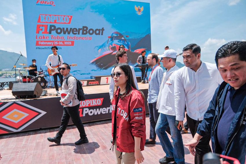 F1 Powerboat di Danau Toba, Wamenparekraf Angela Tanoesoedibjo: Berdampak Ekonomi Signifikan Bagi Rakyat