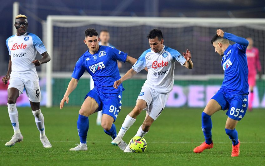 Hasil Liga Italia Empoli vs Napoli: Cetak 2 Gol, I Partenopei Kokoh di Puncak