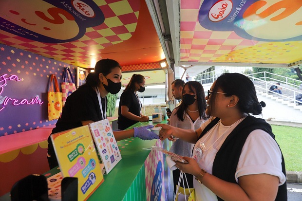 Sasa Ice Cream Hadir di Sound of Love The Festival, Taburkan Keceriaan bagi Ribuan Pengunjung