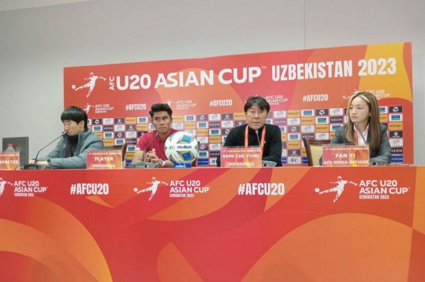 Shin Tae-yong Puas Timnas Indonesia U-20 Imbangi Uzbekistan