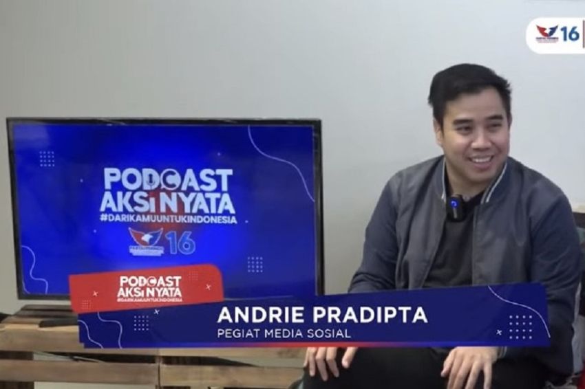 Podcast Aksi Nyata: Kisah Andrie Pradipta yang Sulap Media Sosial Jadi Ladang Cuan
