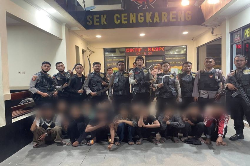 Motorbike Convoy Carrying Celurit, 12 Teenagers Arrested in Cengkareng