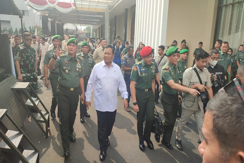 Provinsi Makin Banyak, Menhan Prabowo Usulkan Pembentukan Kodam Baru