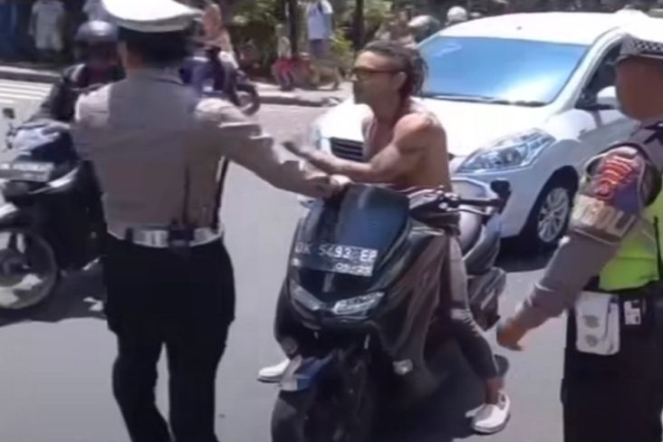 Bentak Polisi saat Ditilang, Bule Amerika Serikat Diusulkan Diusir dari Bali