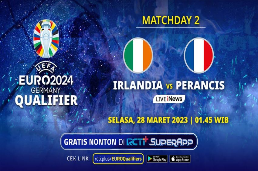 LIVE di iNews, Saksikan Era Baru Les Bleus! Kapten Mbappe Target Menang vs Irlandia di Kualifikasi Piala Eropa 2024, Dini Hari Nanti