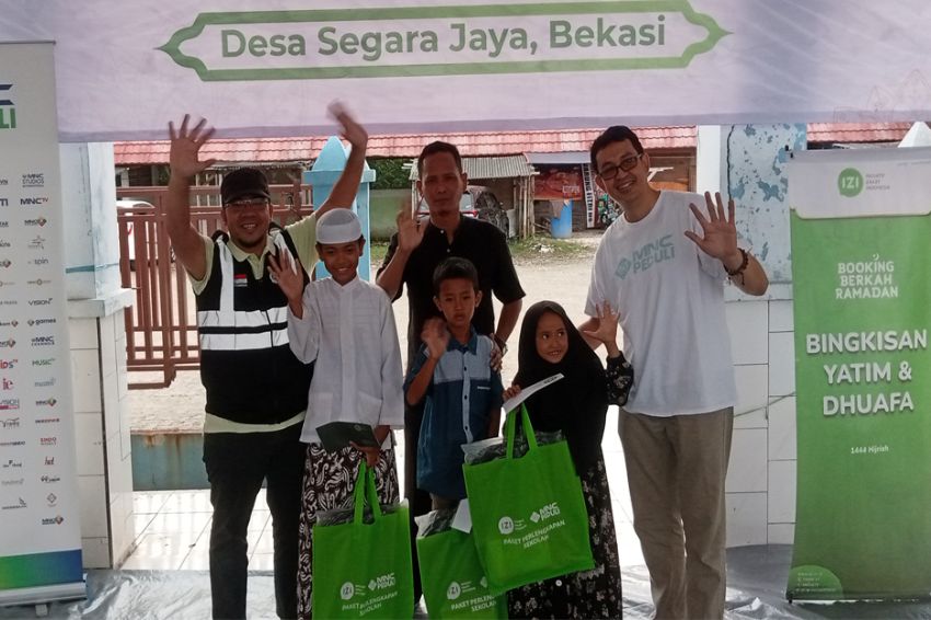 MNC Peduli dan IZI Buka Puasa Bersama dengan Anak Yatim Dhuafa di Bekasi