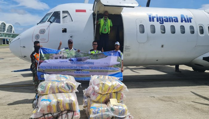 Dua Pesawat Layani Penerbangan Kargo ke Oksibil Papua Hari Ini
