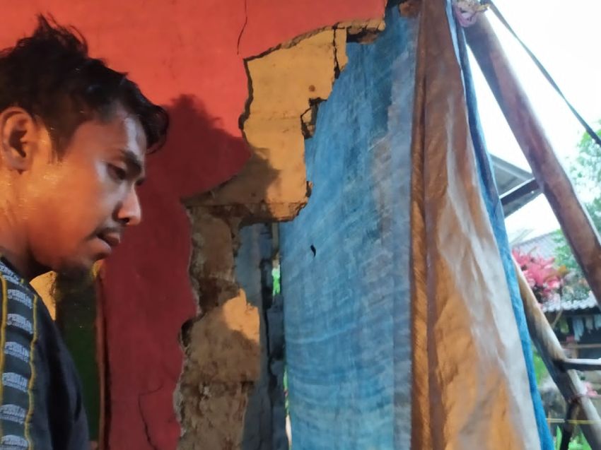 Gempa Bumi M6,6 di Tuban Hancurkan Rumah Warga Cikembar Sukabumi