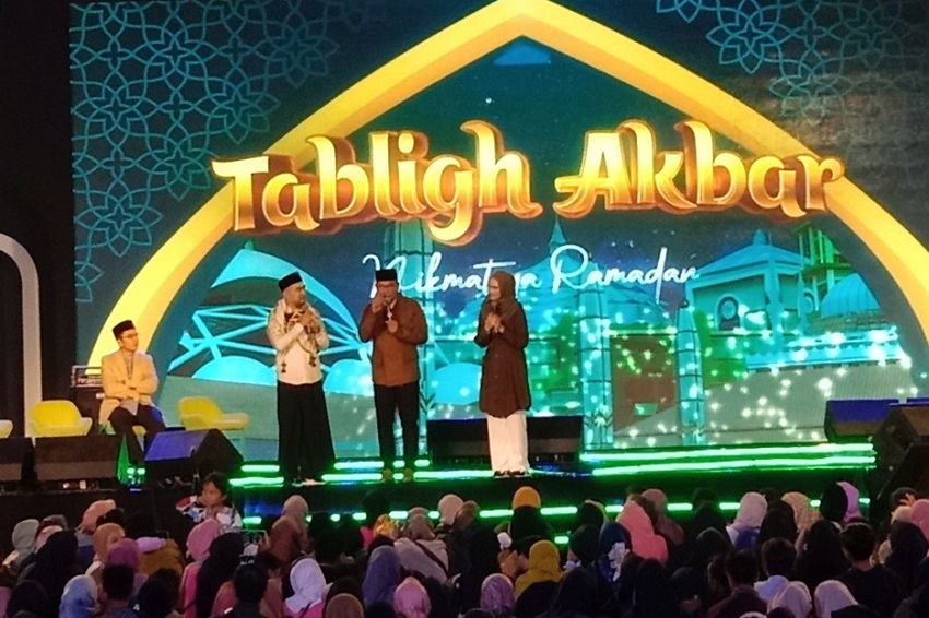 Hadiri Tabligh Akbar Ramadhan iNews di Masjid Al Jabbar, Ridwan Kamil Titipkan Pesan Ini