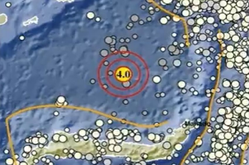Gempa Berkekuatan Magnitudo 4,0 Guncang Bolaang Mogondow Utara