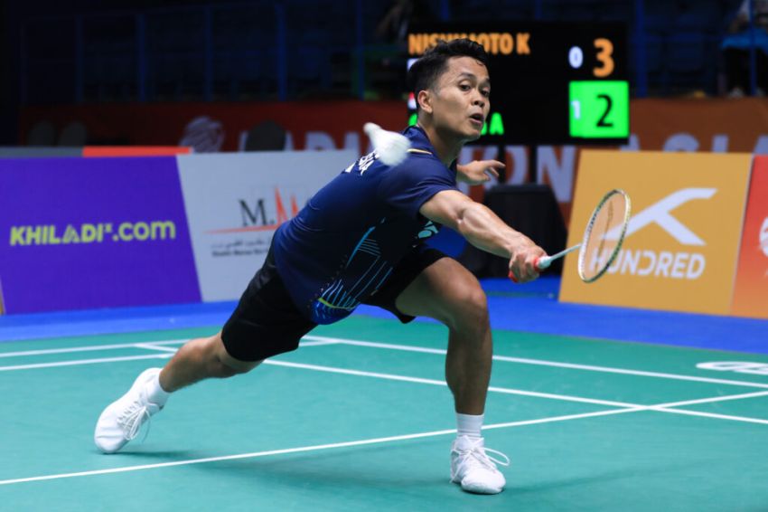 Hasil Badminton Asia Championships 2023: Anthony Ginting Melaju ke Semifinal
