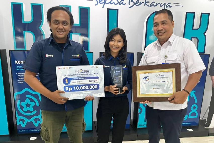 Liputan Mudik Jurnalis MNCTV Juara Lomba Karya Jurnalistik 45 Tahun Jasa Marga