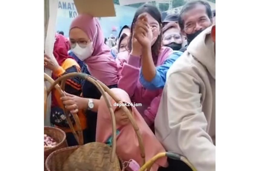 Pengunjung Wanita Jadi Korban Pelecehan saat Antre Makanan Gratis di Puncak HUT Ke-24 Depok