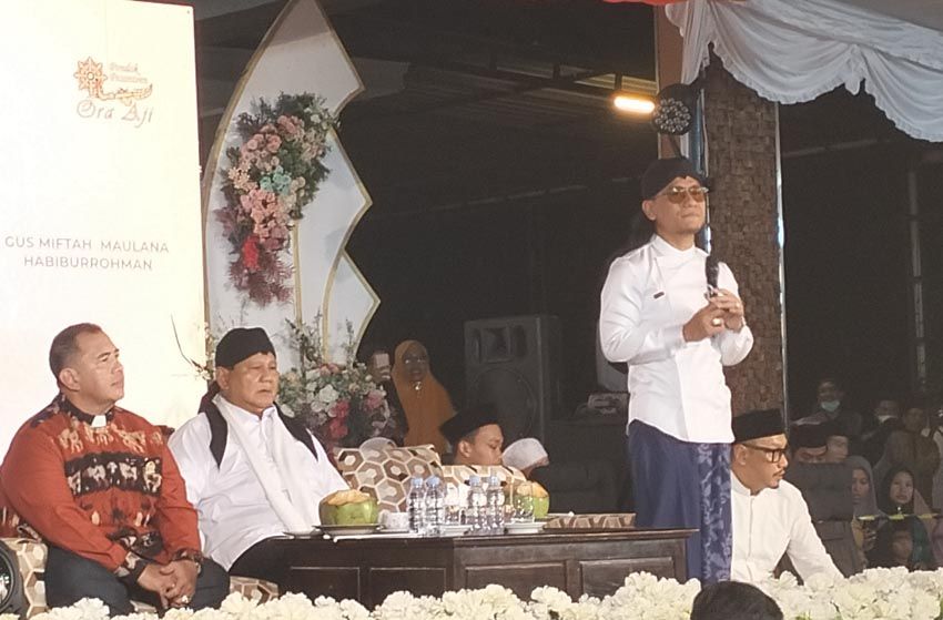Ada Prabowo, Gus Miftah Sebt Huruf Terakhir Presiden Indonesia 'O'