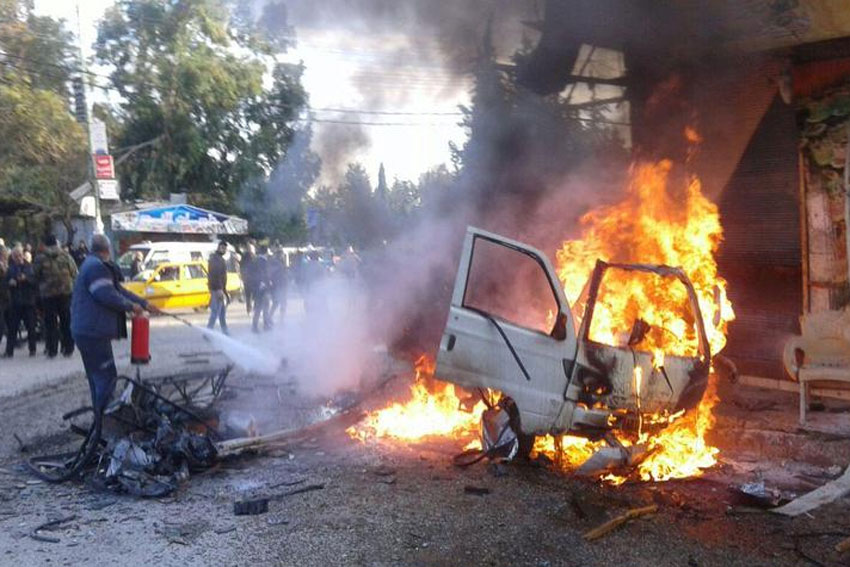 Teror Bom Mobil Melanda Damaskus, 2 Personel Polisi Tewas
