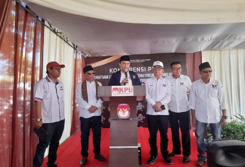 DPW Partai Perindo Provinsi Bengkulu Serahkan Berkas Bacaleg ke KPUD