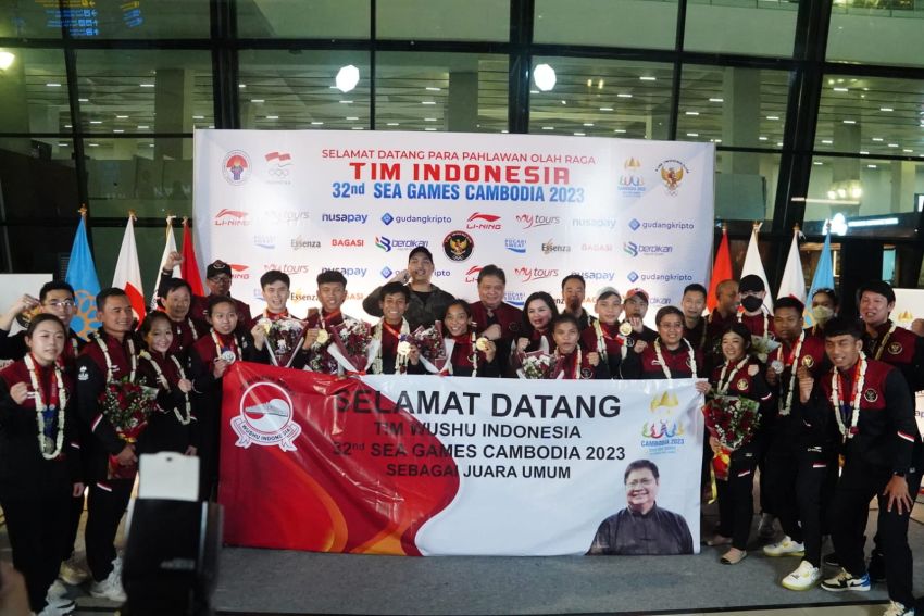 Indonesia Juara Umum Wushu di SEA Games 2023, Airlangga Hartarto: Saya Bangga
