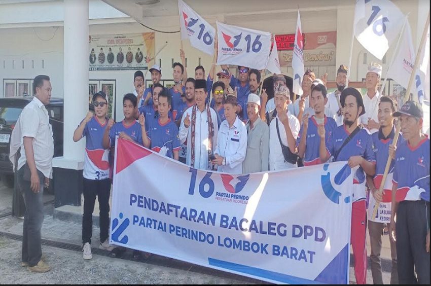 Daftarkan Bacaleg Terbaik, Perindo Lombok Barat Optimistis Rebut Kursi Ketua DPRD