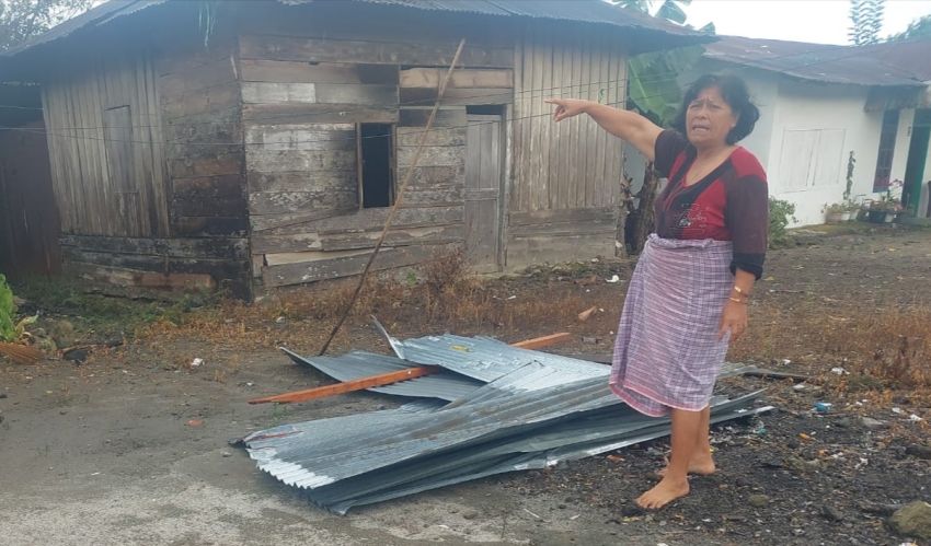 Puting Beliung Terjang 2 Kecamatan di Simalungun, 42 Rumah Rusak
