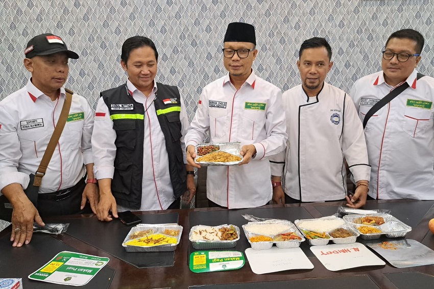 Coba Masakan Dapur Penyedia Katering Jemaah Haji, PPIH: Jaga Cita Rasa Indonesia