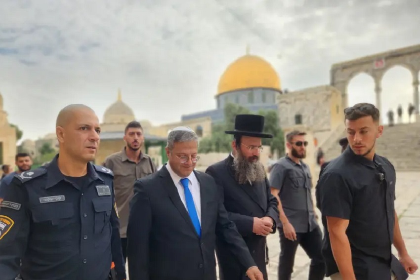 menteri israel sambangi kompleks masjid alaqsa hamas dan yordania marah kbq