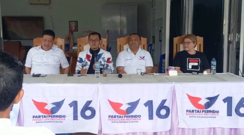 Sekjen DPP Perindo Ahmad Rofiq Bakar Semangat Kader di Minahasa Selatan