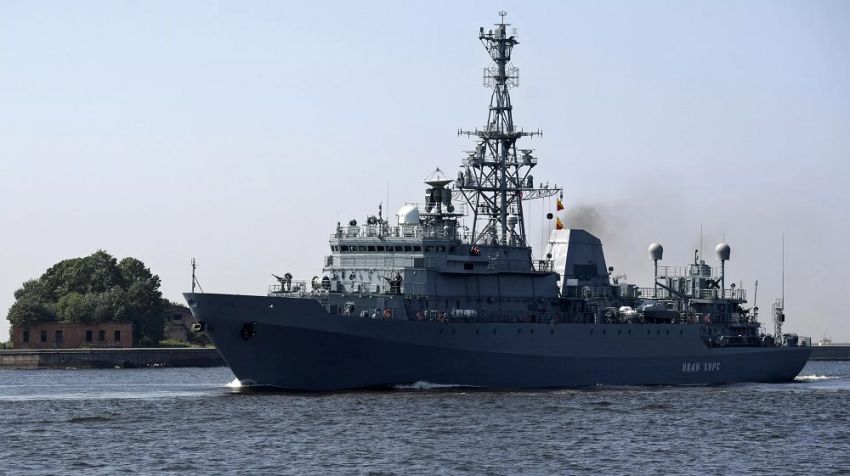Kapal Pengintai Rusia Ivan Khurs Tiba di Sevastopol, Lihat Penampakannya