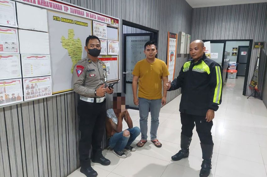 Mabuk, Pemalak Sopir Boks di Bogor Ditangkap Polisi