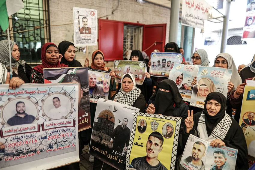 160 Tahanan Palestina dalam Kondisi Kritis di Penjara Israel