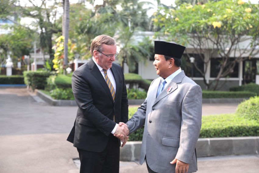 Terima Kunjungan Menhan Jerman, Prabowo: Kami Bertekad Perkuat Kerja Sama