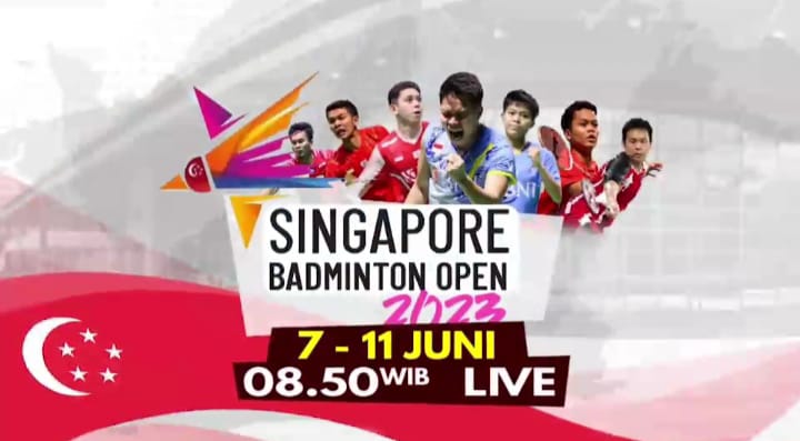 Jadwal Singapore Open 2023, LIVE di iNews!