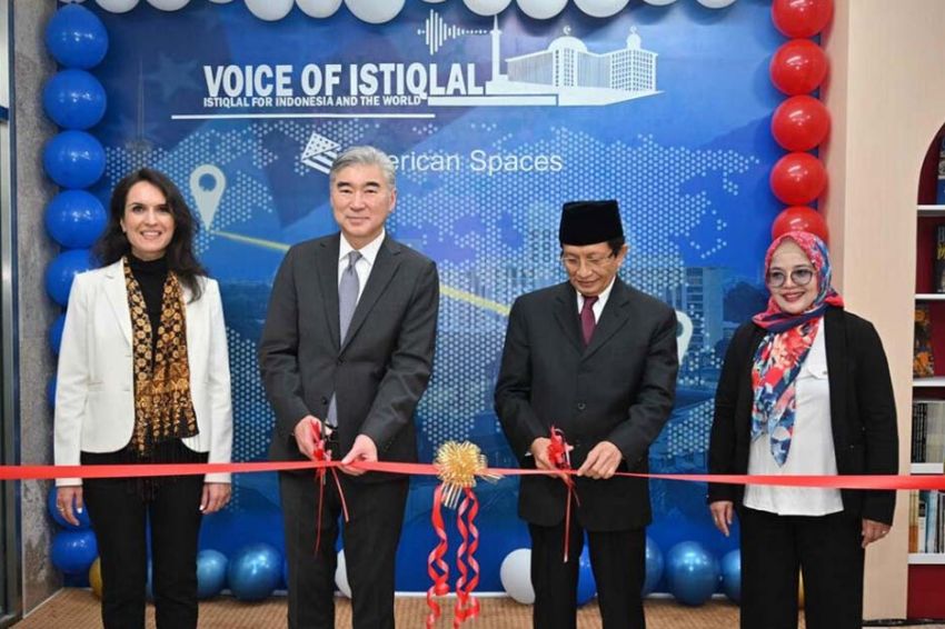 Kedubes AS dan Masjid Istiqlal Jakarta Resmikan American Space