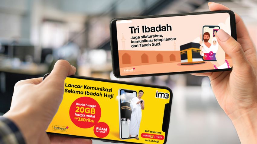 Ini Perbedaan Paket Internet Haji Indosat IM3 dan Tri