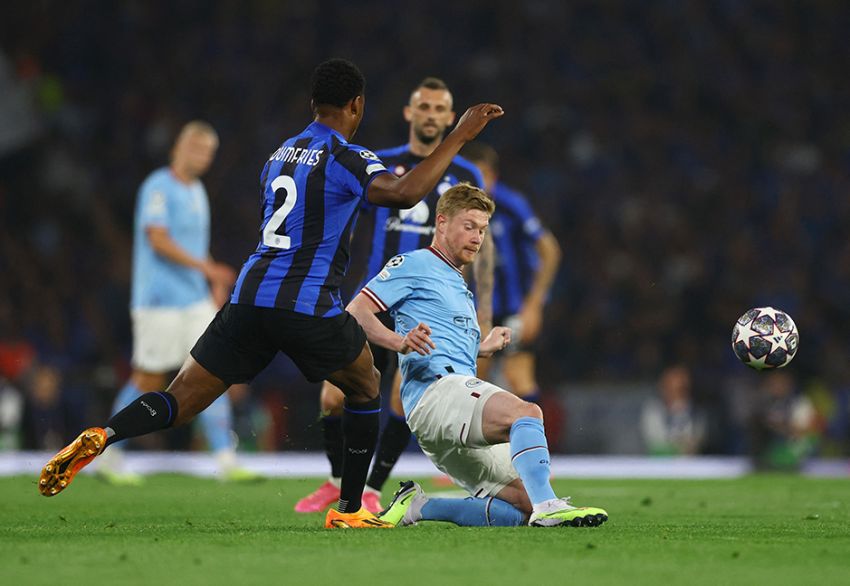 Hasil Final Liga Champions: De Bruyne Cedera! Manchester City vs Inter Milan Imbang di Babak Pertama
