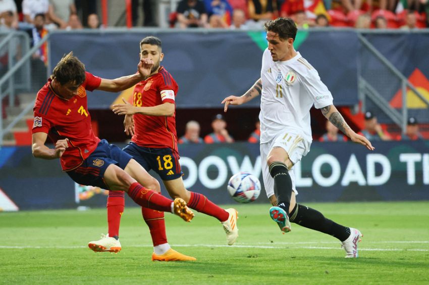 Semifinal UEFA Nations League Spanyol vs Italia: Berbalas Gol di Babak Pertama