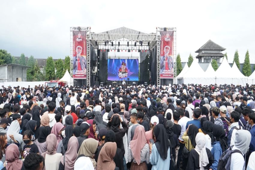 Saga Kobarkan Semangat Warga lewat Pesta Rakyat Ganjar Pranowo