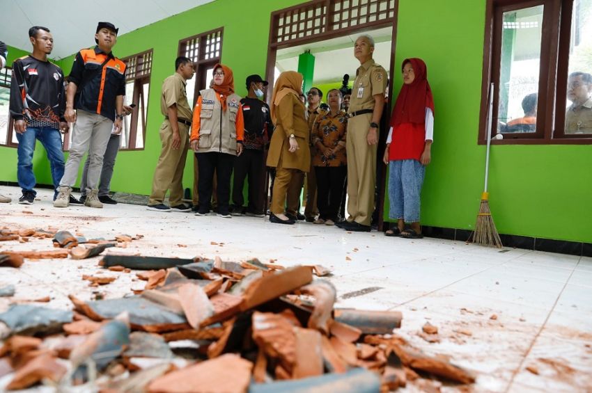 Gerak Cepat Tangani Dampak Gempa Bantul, Ganjar Prioritaskan Perbaikan Sekolah dan Rumah Warga