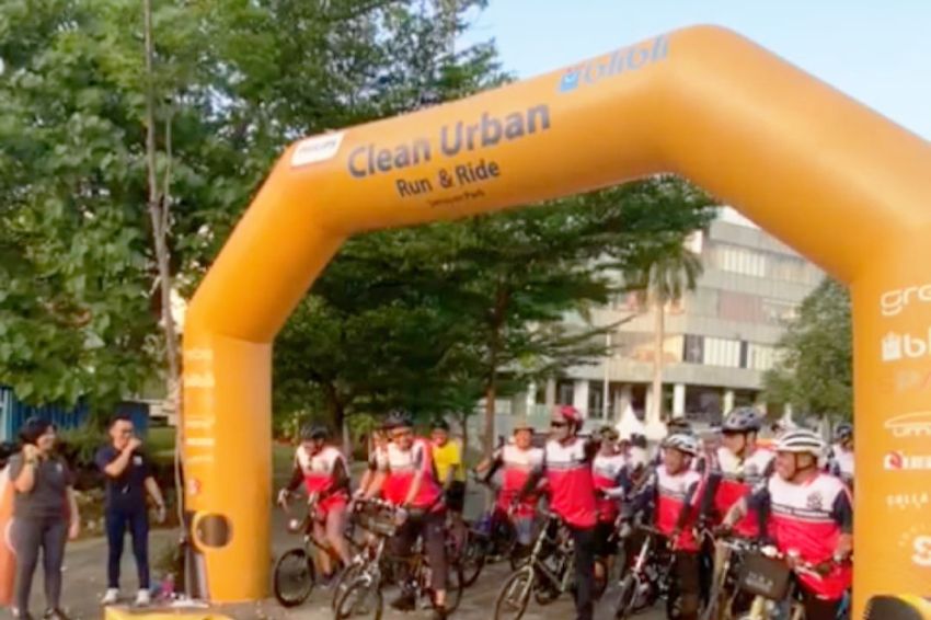 Komunitas Sepeda MV+62 Minivelo Indonesia Gobar di Ajang Philips Clean Urban Run and Ride 2023