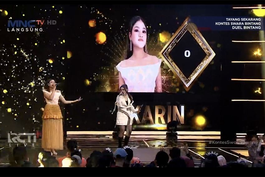 Kontes Swara Bintang, Lia dan Karin Sukses Bikin Juri Goyang dengan Lagu Bang Jono