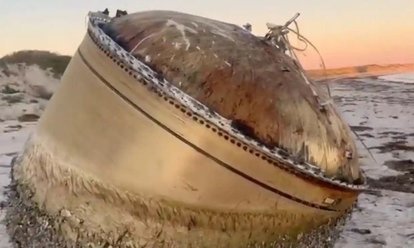 Mysterious Metal Giant Washed Ashore in Australia
