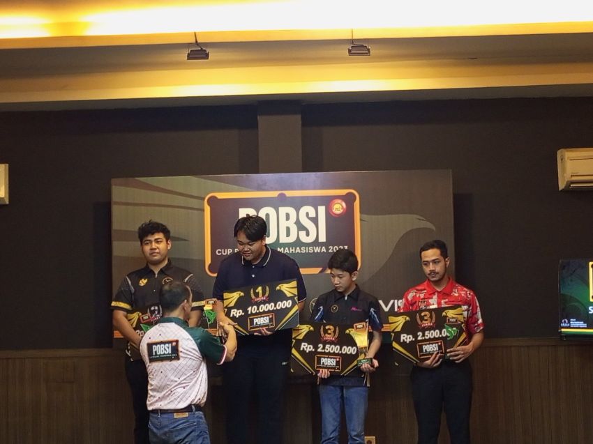 Derin Asaku Sitorus Juara POBSI Cup Pelajar-Mahasiswa 2023 Seri I Yogyakarta