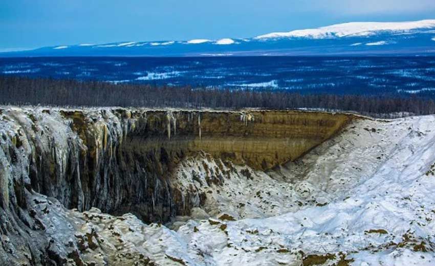 Lapisan Permafrost Siberia Terus Mencair, Gerbang ke Dunia Bawah Makin Lebar