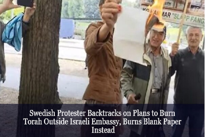 Lantaran Diprotes Israel, Taurat Tak Jadi Dibakar di Swedia