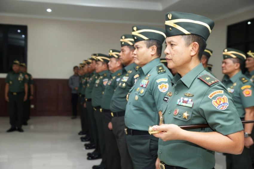 Daftar Lengkap 24 Pati TNI AD Resmi Naik Pangkat Jadi Mayjen dan Brigjen